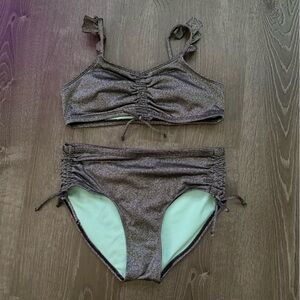 Justice Black Bikini Size 12/14+